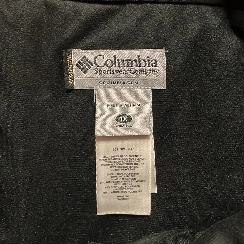 COLUMBIA Titanium NWOT Ski Snowboarding Pants Size XL